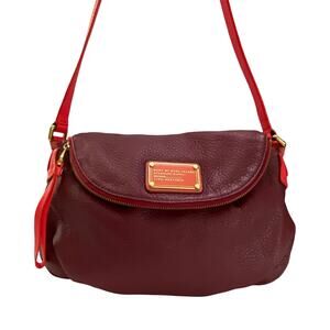 Marc by Marc Jacobs Classic Q Natasha Crossbody Bag  Red Leather Workwear Line
